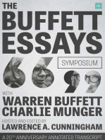 The Buffett Essays Symposium: A 20th Anniversary Annotated Transcript