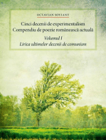 Cinci decenii de experimentalism. Compendiu de poezie românească actuală. Volumul I. Lirica ultimelor decenii de comunism