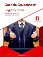 Legitimitatea. Ritualuri ale legalității și autoritate discursivă