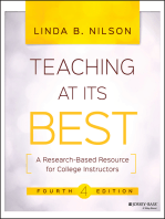 Teaching at Its Best: A Research-Based Resource for College Instructors