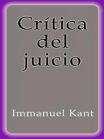 Crítica del juicio