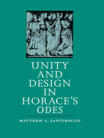 Unity and Design in Horace's Odes