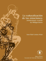 La naturalización de las emociones: Anotaciones a partir de Wittgenstein