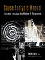 Cause Analysis Manual: Incident Investigation Method & Techniques