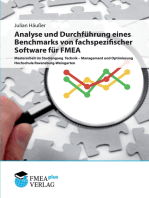 Analyse und Durchführung eines Benchmarks von fachspezifischer Software für FMEA: Masterarbeit an der Hochschule Ravensburg-Weingarten