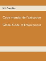 Code mondial de l'exécution: Global Code of enforcement