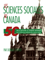 Les sciences sociales au Canada: 50 ans d’activités à l’échelle nationale par la Fédération canadienne des sciences sociales