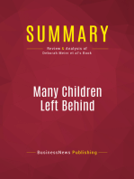 Summary: Many Children Left Behind: Review and Analysis of Deborah Meier et al's Book