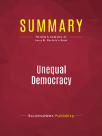 Summary: Unequal Democracy: Review and Analysis of Larry M. Bartels's Book