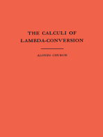 The Calculi of Lambda-Conversion