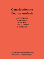 Contributions to Fourier Analysis