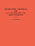 Probleme General de la Stabilite du Mouvement