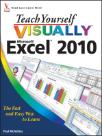 Teach Yourself VISUALLY Excel 2010