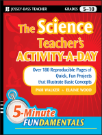 The Science Teacher's Activity-A-Day, Grades 5-10: Over 180 Reproducible Pages of Quick, Fun Projects that Illustrate Basic Concepts