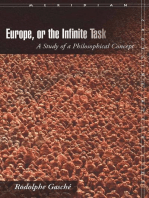 Europe, or The Infinite Task: A Study of a Philosophical Concept