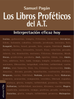 Libros proféticos del Antiguo Testamento