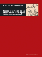 Teoría e historia de la producción ideológica: Las primeras literaturas burguesas 