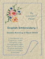 English Embroidery - I - Double-Running or Back-Stitch