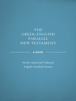 Greek-English Parallel New Testament ebook: NA28-ESV