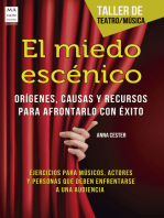 El miedo escénico: Orígenes, causas y recursos para afrontarlo con éxito