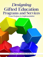 Designing Gifted Education Programs and Services: From Purpose to Implementation