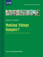 Making Things Simpler?: Harmonizing Aid Delivery in the Cook Islands