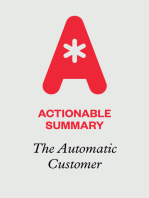 Actionable Summary of The Automatic Customer by John Warrillow