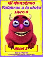 Mi Monstruo - Nivel 2 Palabras a la vista - Libro 4