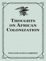 Thoughts on African Colonization