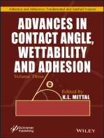 Advances in Contact Angle, Wettability and Adhesion, Volume 3