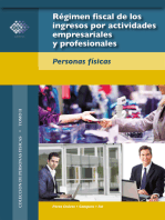 Régimen fiscal de los ingresos por actividades empresariales y profesionales: Personas físicas 2018