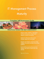 IT Management Process Maturity Complete Self-Assessment Guide