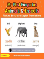 My First Hungarian Animals & Insects Picture Book with English Translations: Teach & Learn Basic Hungarian words for Children, #2