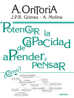 Potenciar la capacidad de aprender a pensar: Qué cambiar para aprender y cómo aprender para cambiar