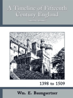 A Time-Line of Fifteenth Century England - 1398 to 1509