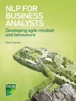 NLP for Business Analysts: Developing agile mindset and behaviours