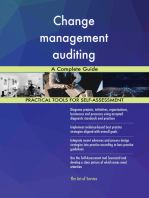 Change management auditing A Complete Guide