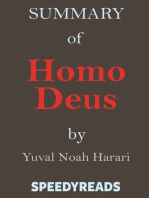 Summary of Homo Deus: A Brief History of Tomorrow By Yuval Noah Harari