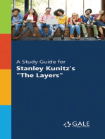 A Study Guide for Stanley Kunitz's "The Layers"