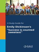 A Study Guide for Emily Dickinson's "Success is counted sweetest"