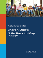 A Study Guide for Sharon Olds's "I Go Back to May 1937"