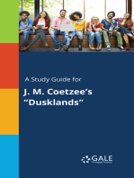 A Study Guide for J. M. Coetzee's "Dusklands"