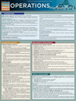 Operations Management: QuickStudy Laminated Reference Guide