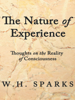 The Nature of Experience: Thoughts on the Reality of Consciousness