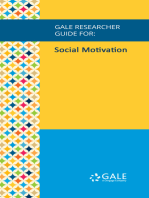 Gale Researcher Guide for: Social Motivation