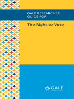 Gale Researcher Guide for: The Right to Vote