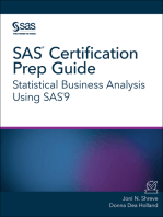 SAS Certification Prep Guide: Statistical Business Analysis Using SAS9