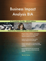 Business Impact Analysis BIA A Complete Guide - 2019 Edition