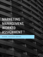 Marketing Management Worked Assignment: Model Answer Series