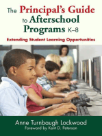 The Principal's Guide to Afterschool Programs K–8: Extending Student Learning Opportunities